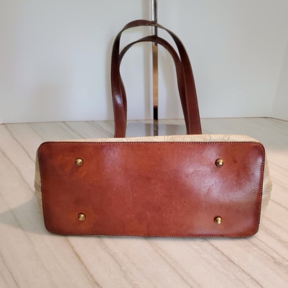 Brahmin | Copa Cabana Shoulder Satchel Bag Woody - Picture 9 of 9